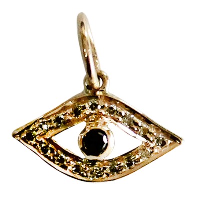 Evil Eye Gold Charm